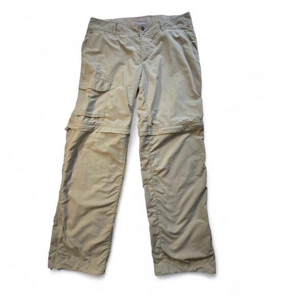 Columbia Pants - Columbia Womens PFG Omni-Shade Convertible Cargo Hiking Pants 12 Short